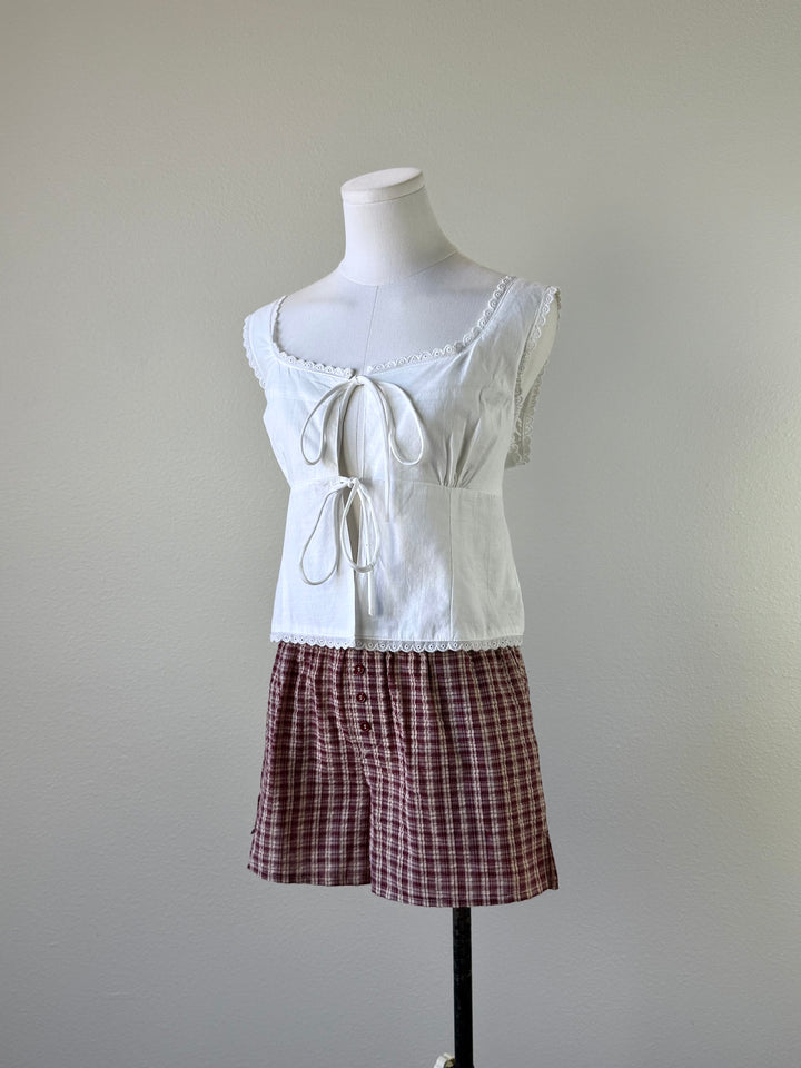 Plaid Lounge Shorts