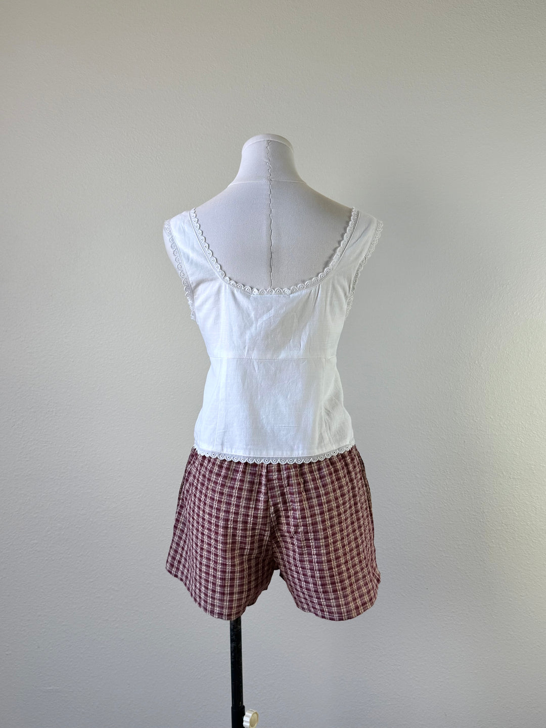 Plaid Lounge Shorts