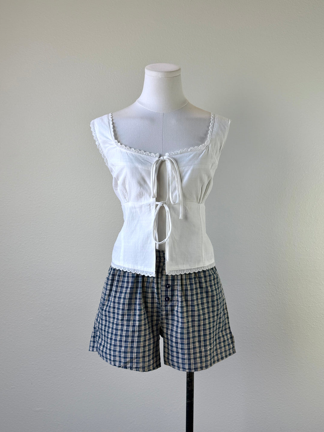Plaid Lounge Shorts