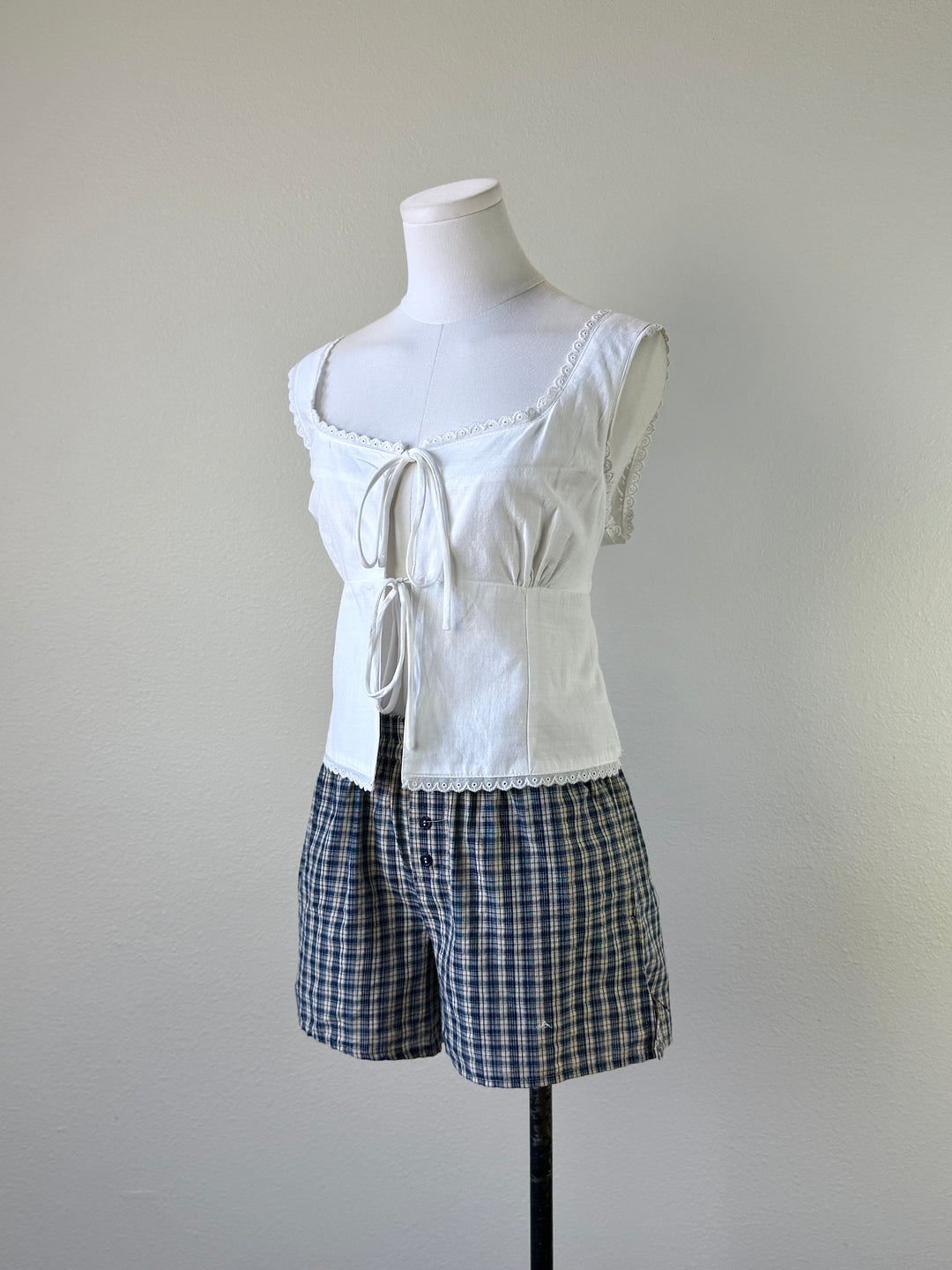 Plaid Lounge Shorts