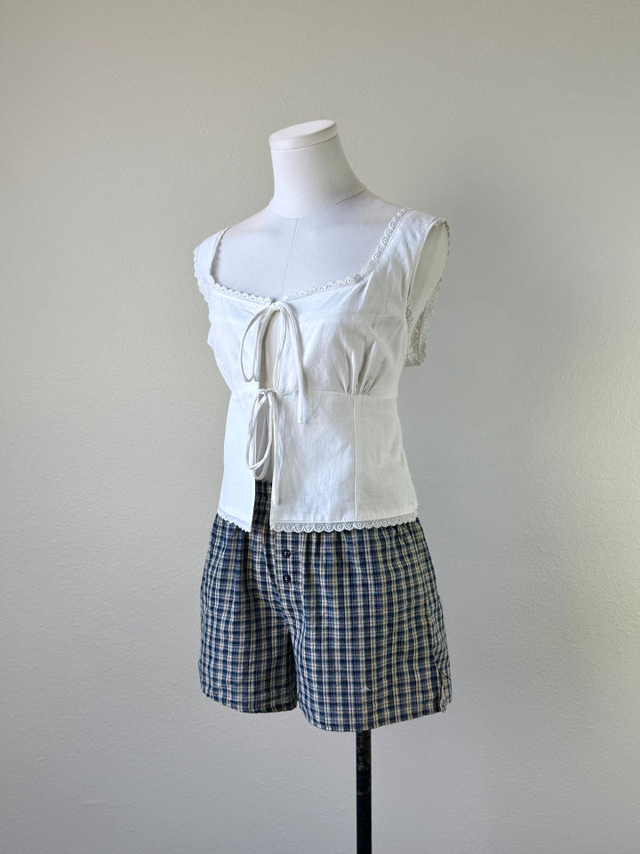 Plaid Lounge Shorts