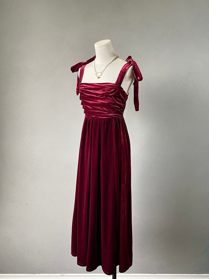 Poinsettia Midi Dress