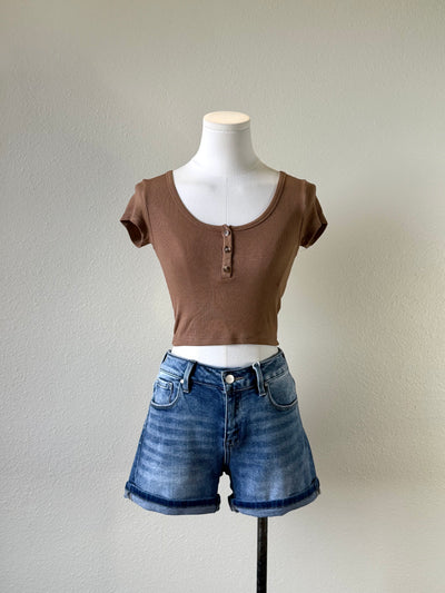 Scoop Henley Tee