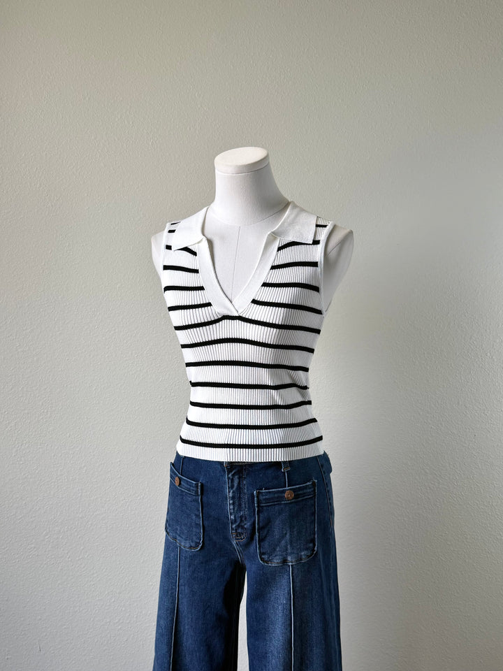 Simon Stripe Top