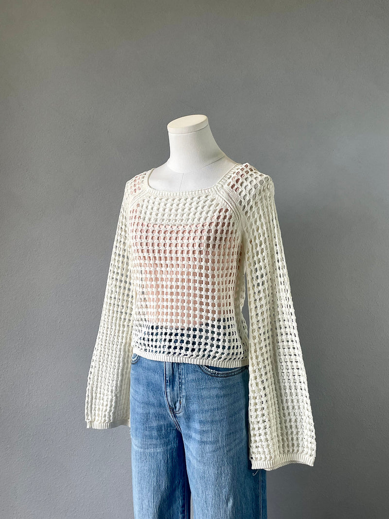 Sterling Crochet Top