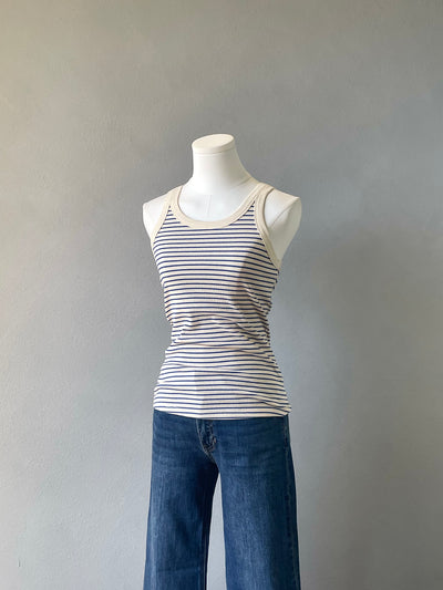 Striped Scoop Neck Tank