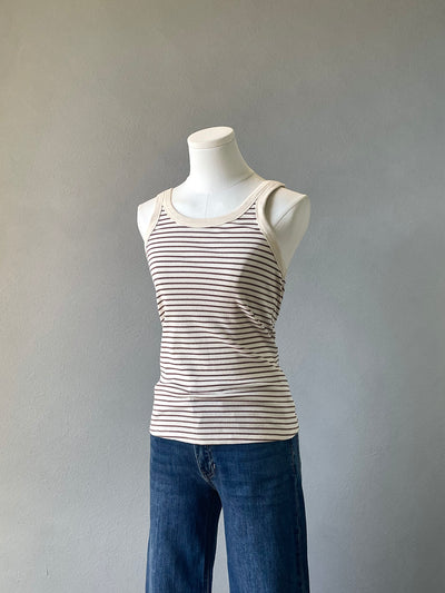 Striped Scoop Neck Tank