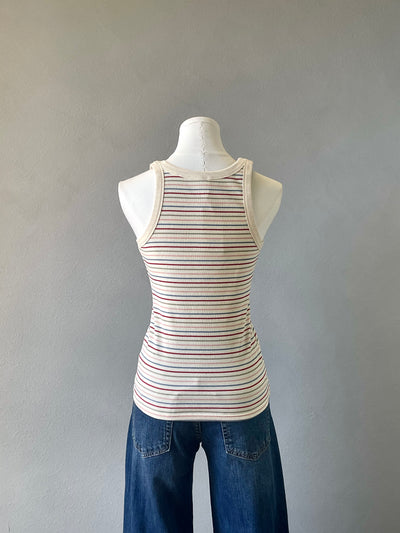 Striped Scoop Neck Tank