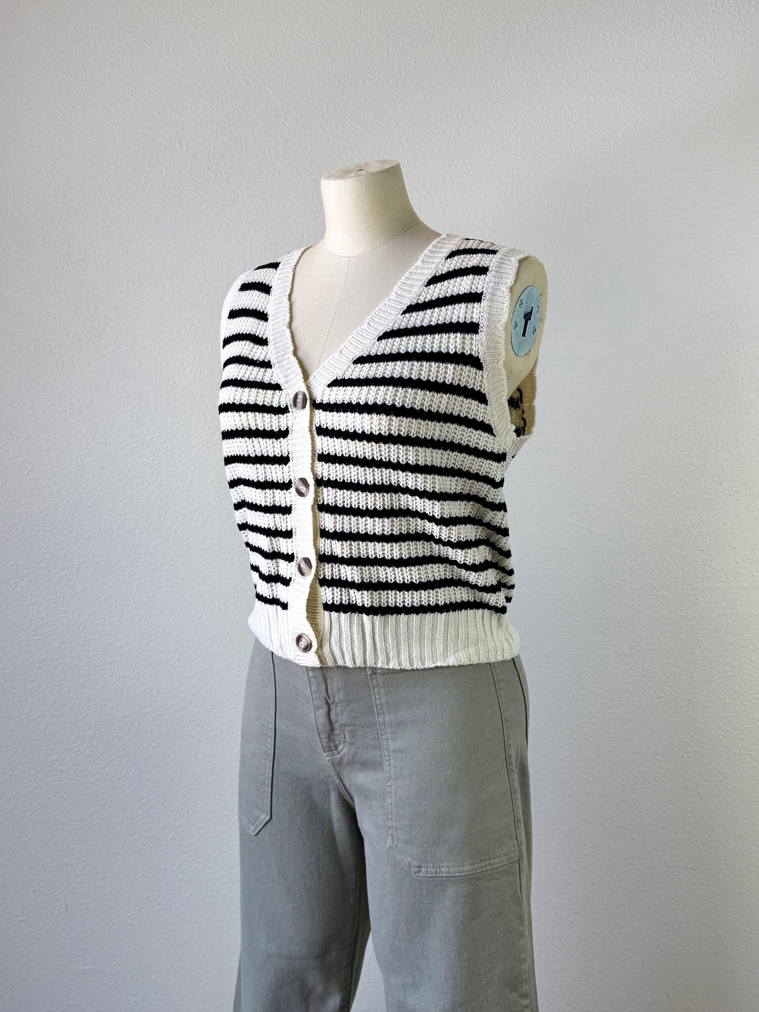 Striped Sweater Vest