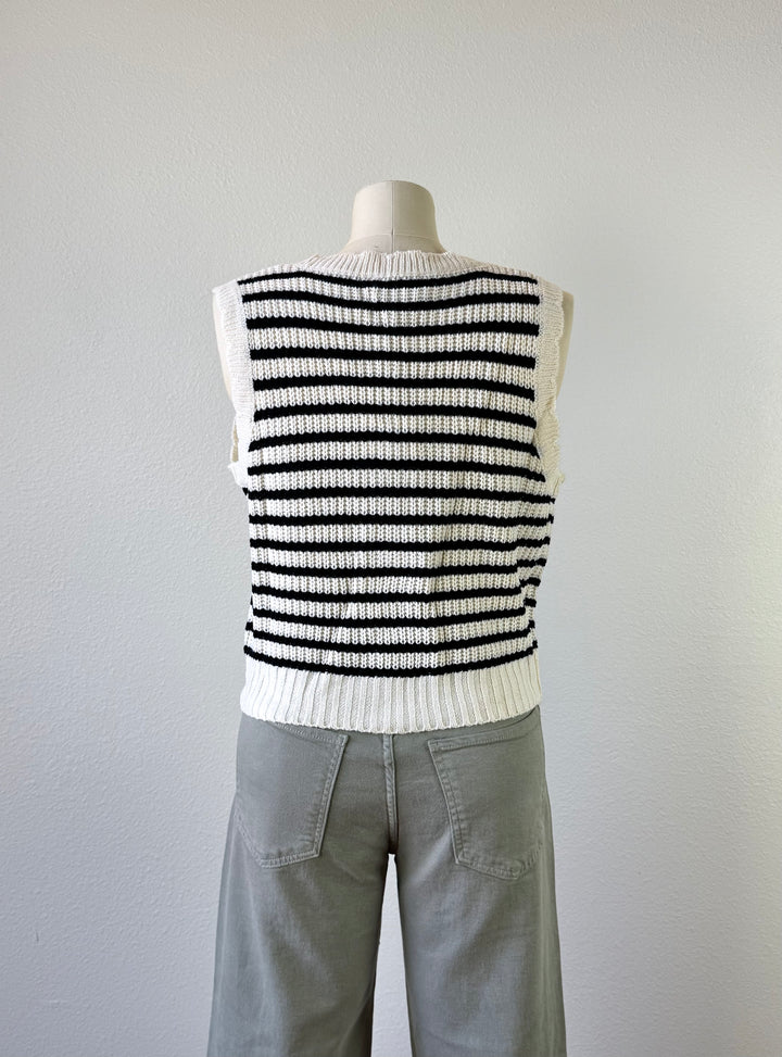 Striped Sweater Vest