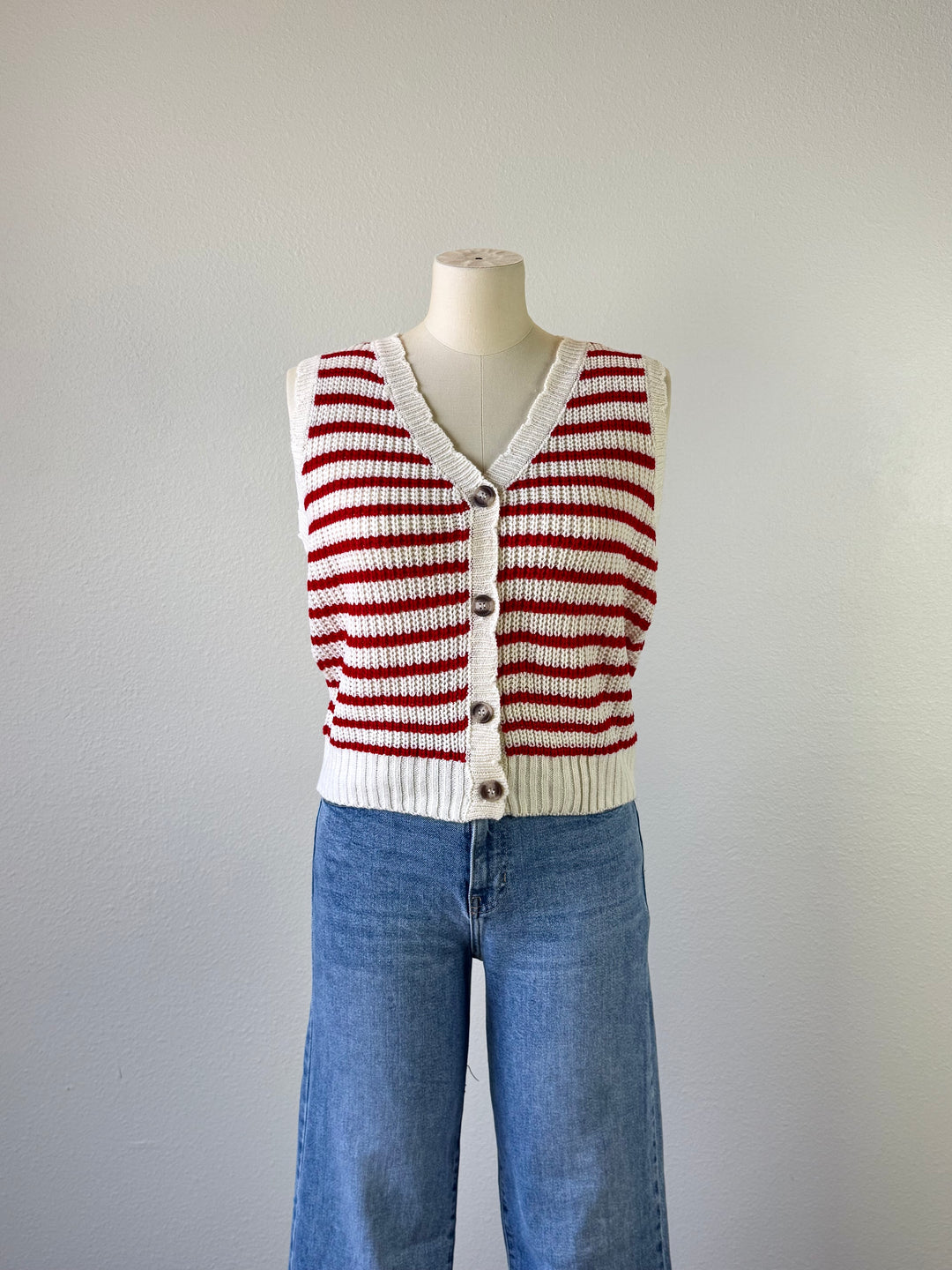 Striped Sweater Vest