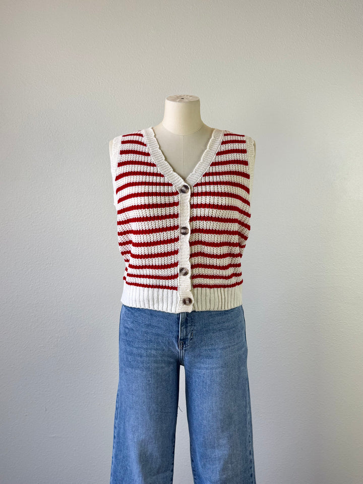 Striped Sweater Vest