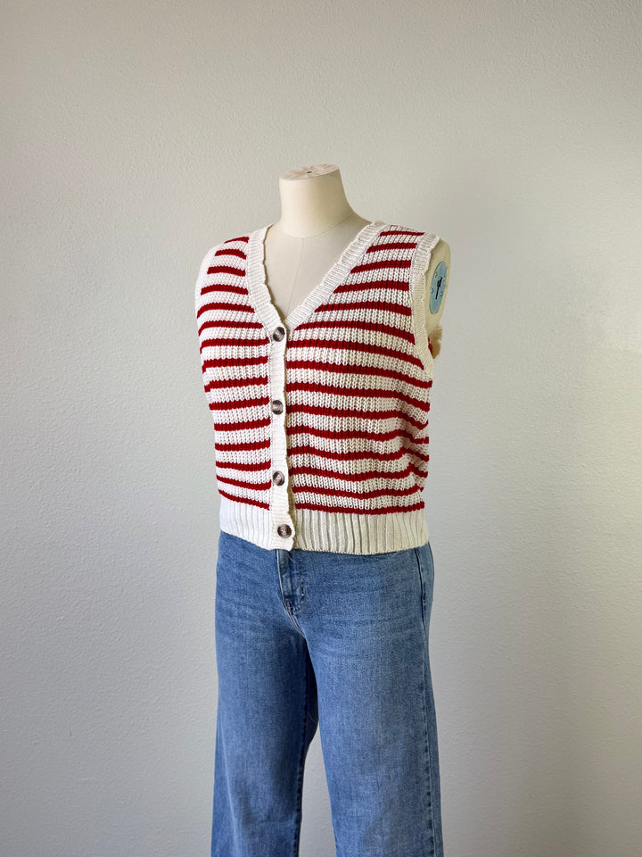 Striped Sweater Vest