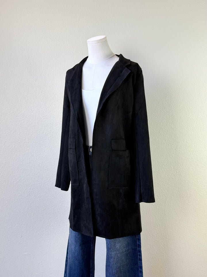 Suede Mid Length Jacket