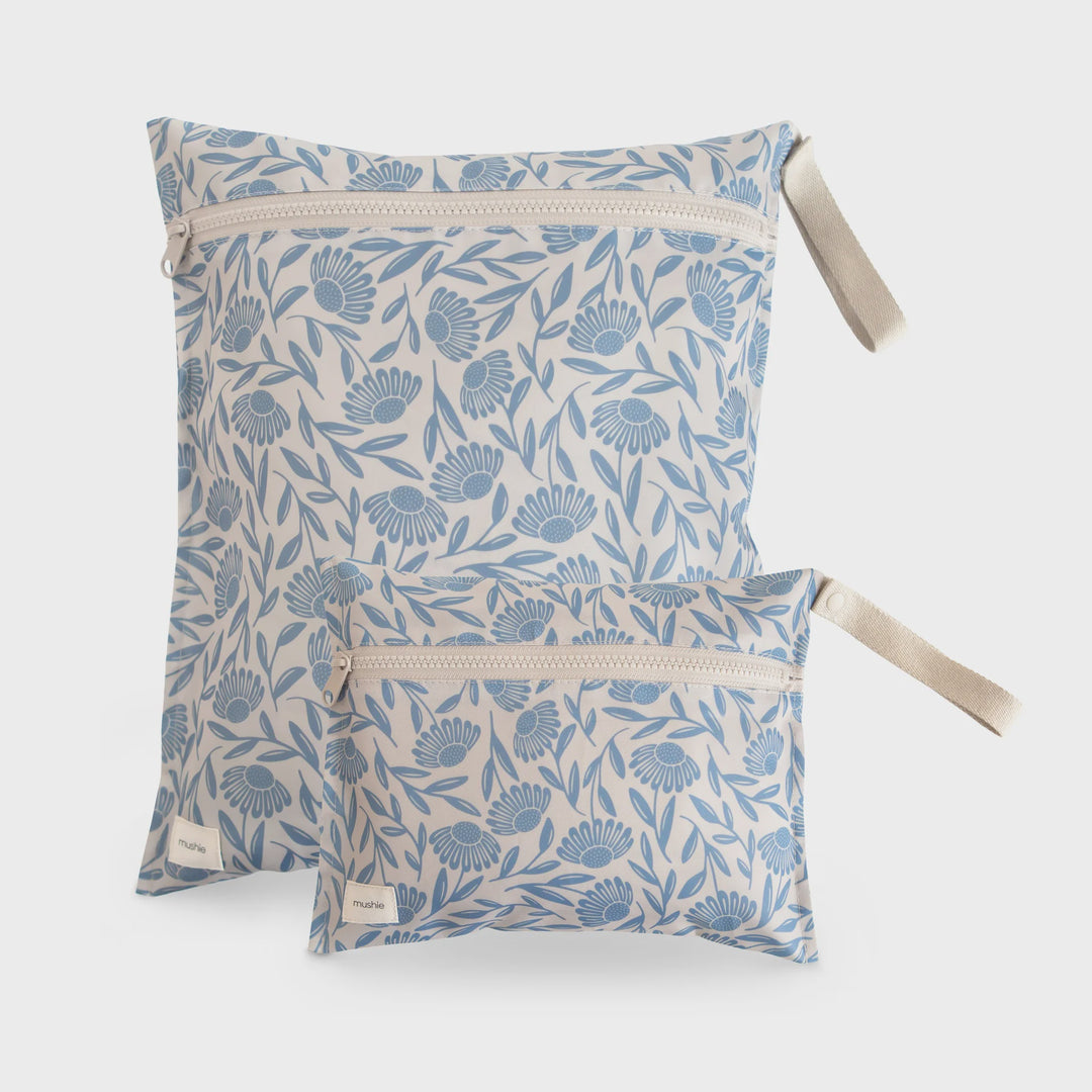 Blue Flower Wet Bag