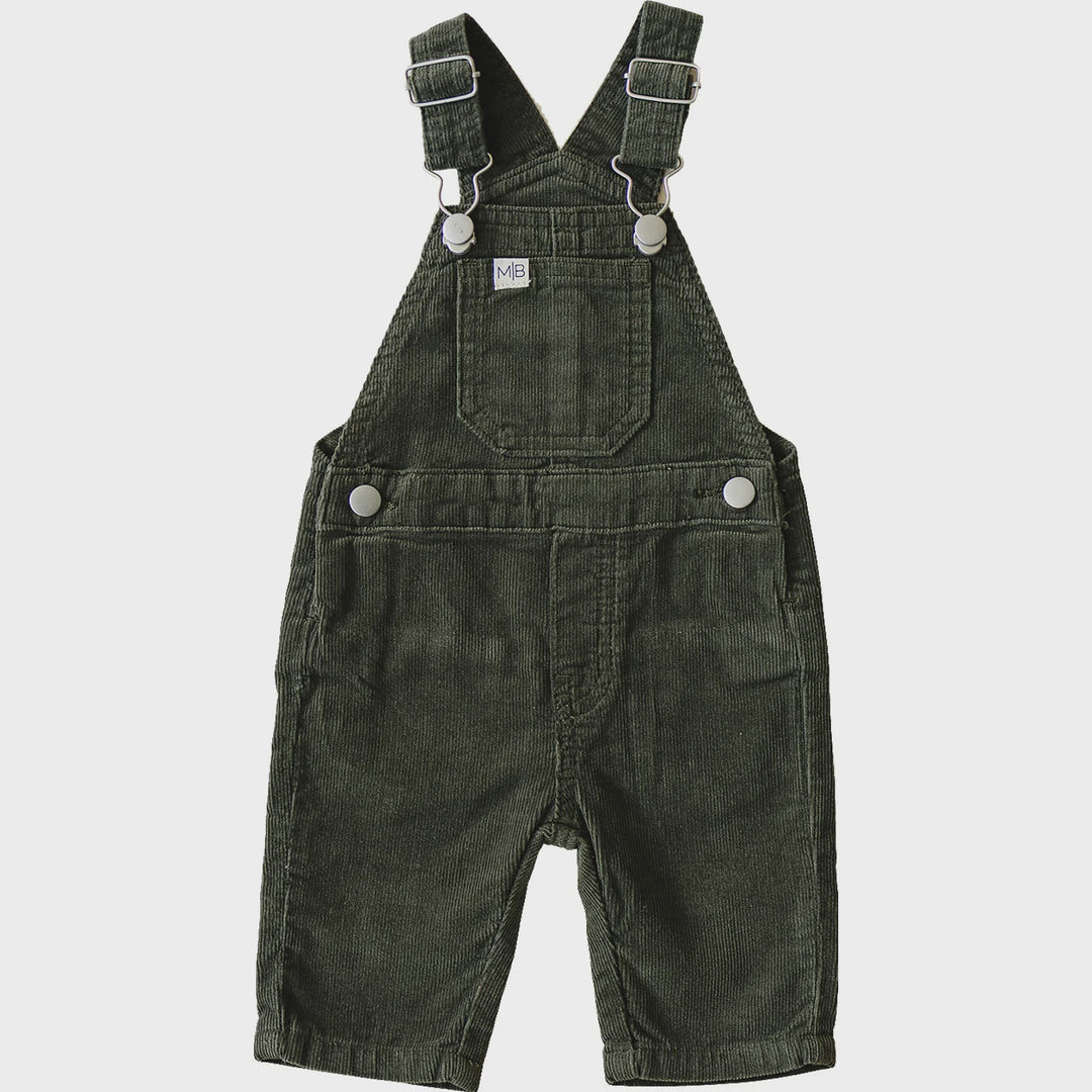Green Corduroy Overalls