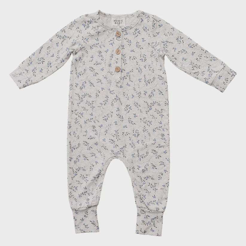 Blue Vine Romper