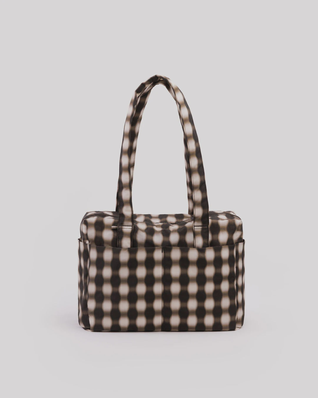 Blurred Gingham Everyday Cloud Bag