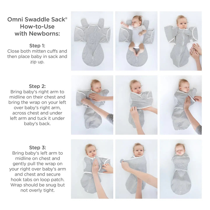 Peach Omni Swaddle Sack