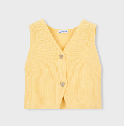 Sunshine Crochet Vest