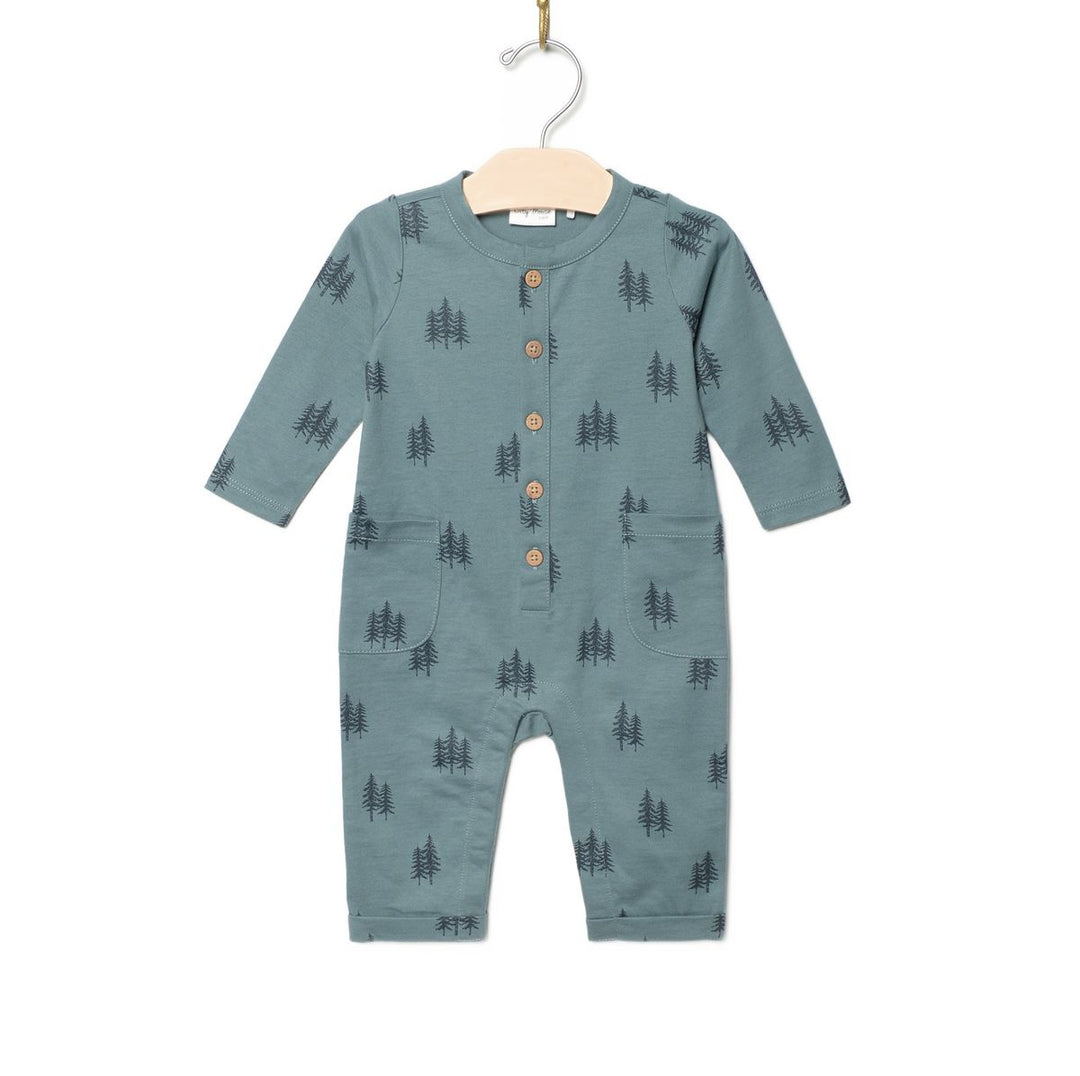 Twilight Forest Pocket Romper