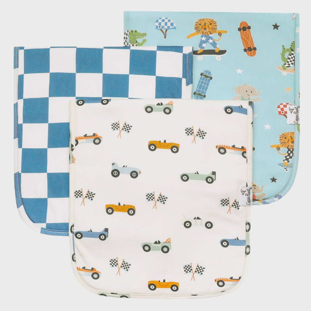 Speedster Burp Cloths