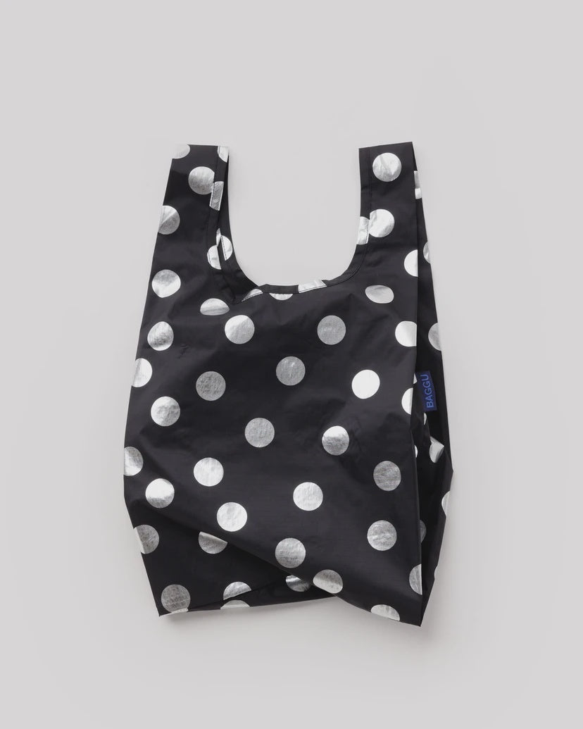 Cream &amp; Black Dot Baby Baggu