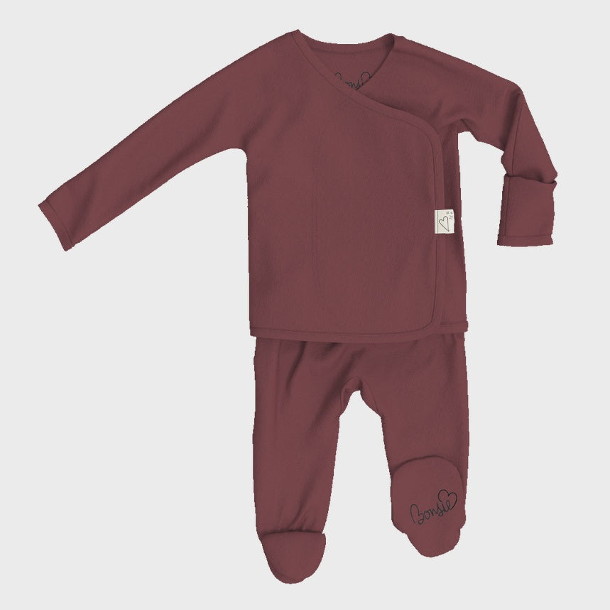 Mulberry Layette Footie