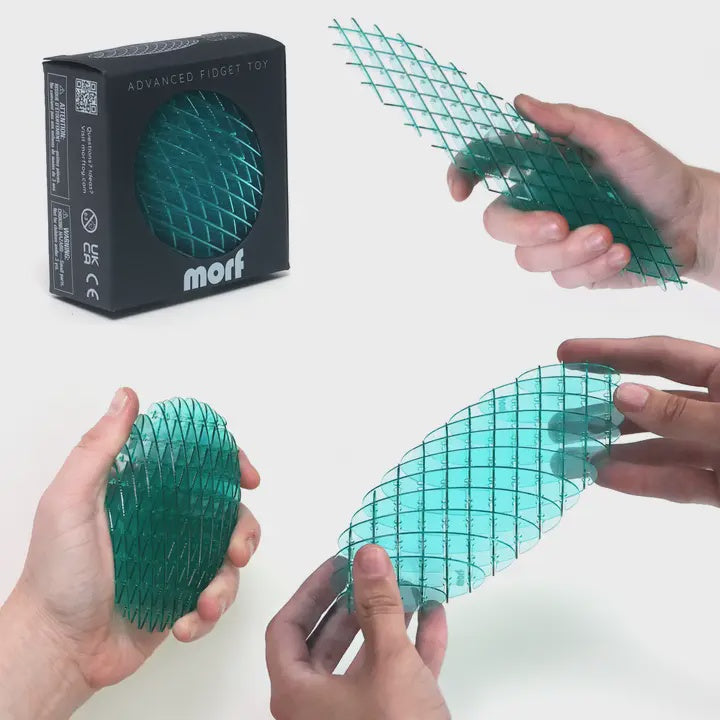 Morf Fidget Worm Blue Small