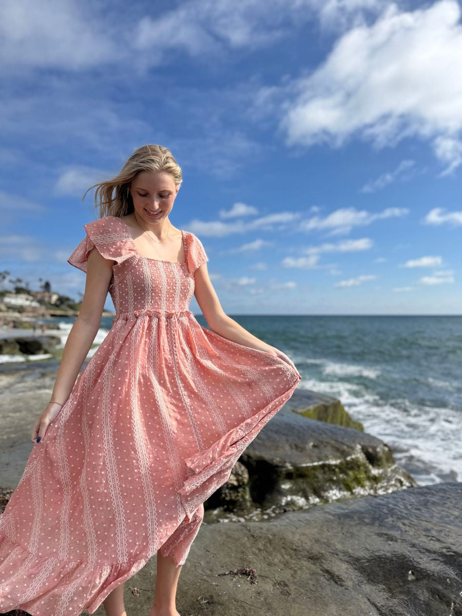 Dusty Rose Polly Dress