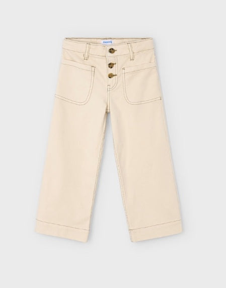 Cream Twill Pants