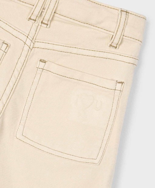 Cream Twill Pants