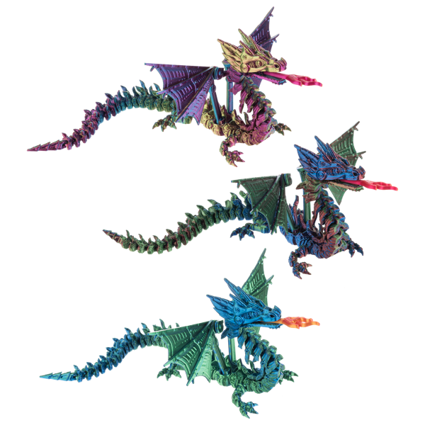 Shimmer Fire Dragon 12.5"