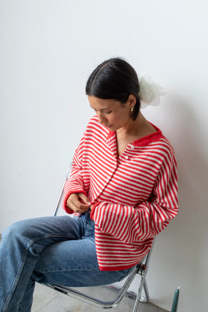 Striped Avalon Cardigan
