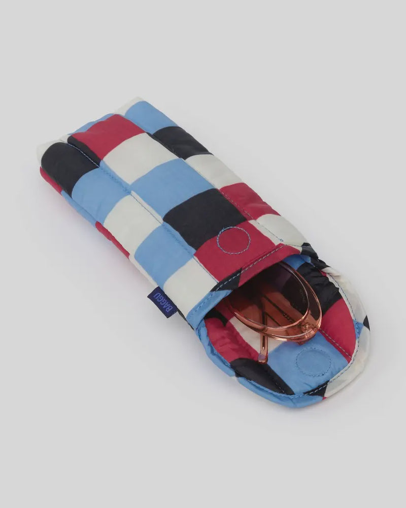 Painted Check Glasses Sleeve