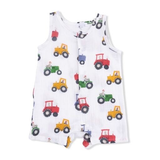 Tractor Shortie Romper