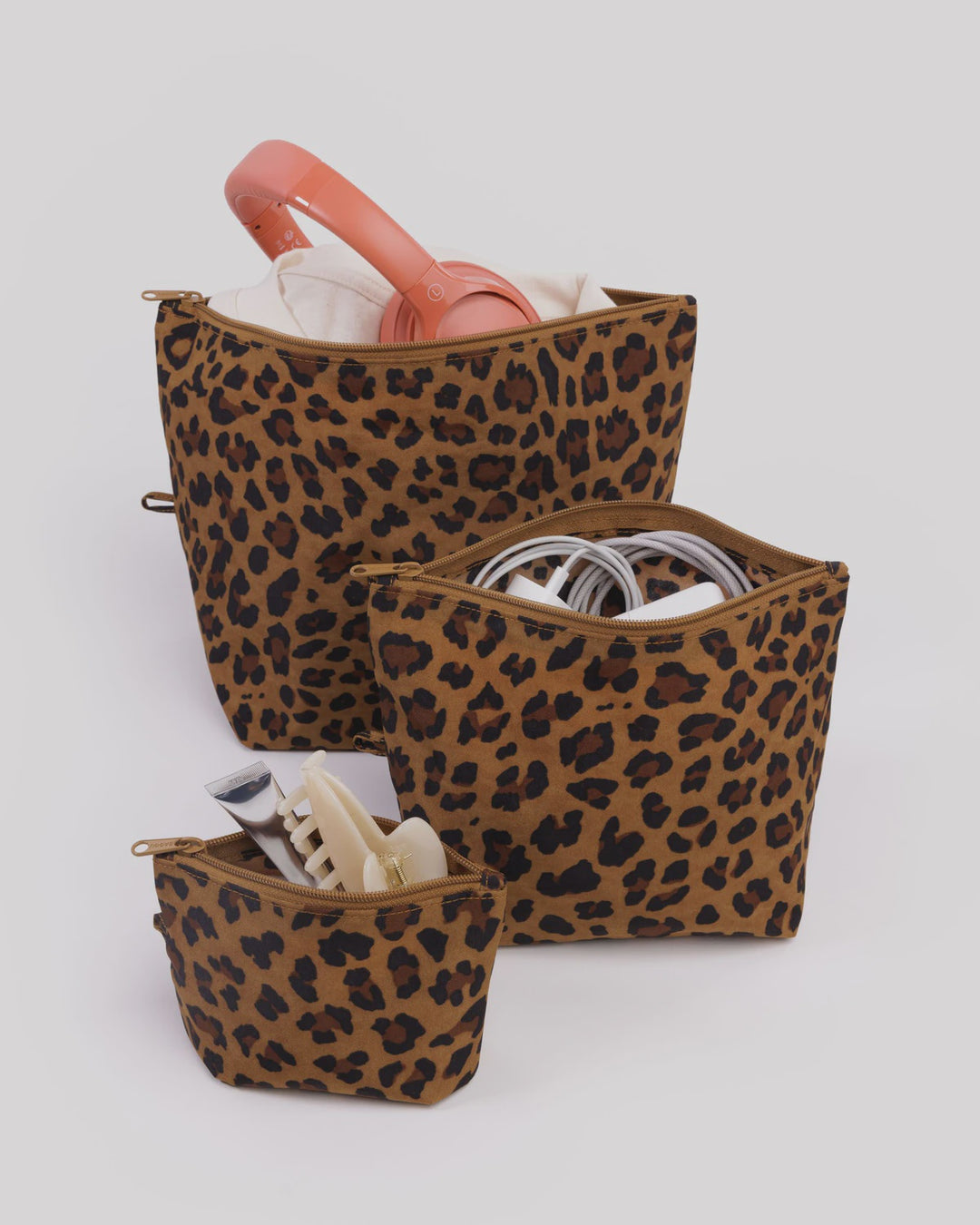 Leopard Go Pouch Set