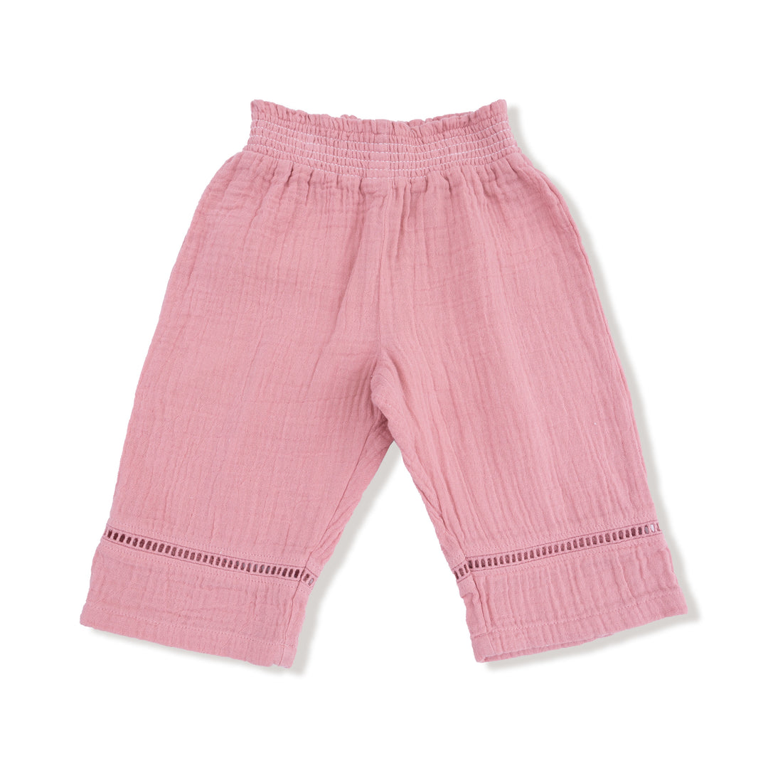 Rose Smocked Waist Pant