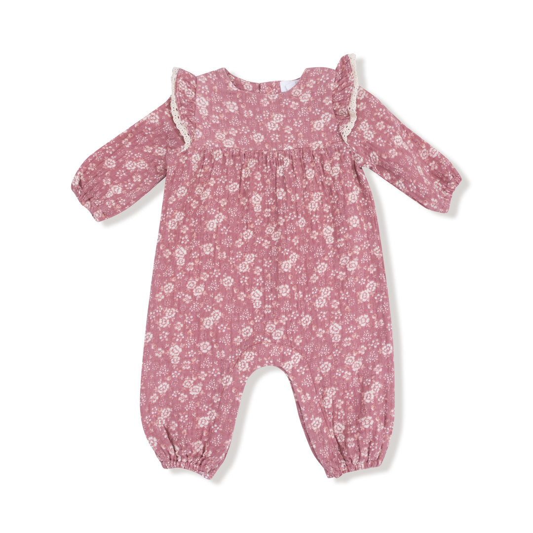 Bandana Floral Ruffle Romper