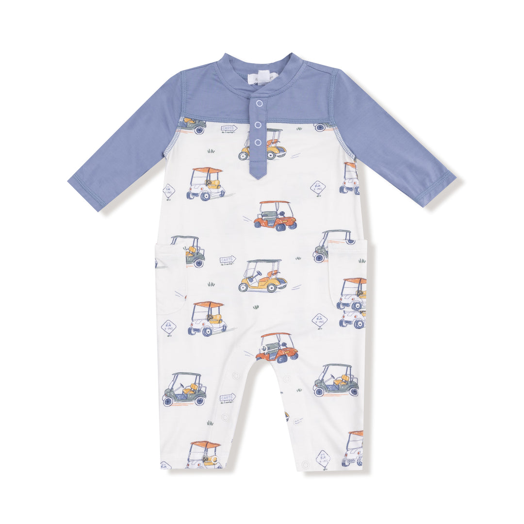 Golf Carts Contrast Romper