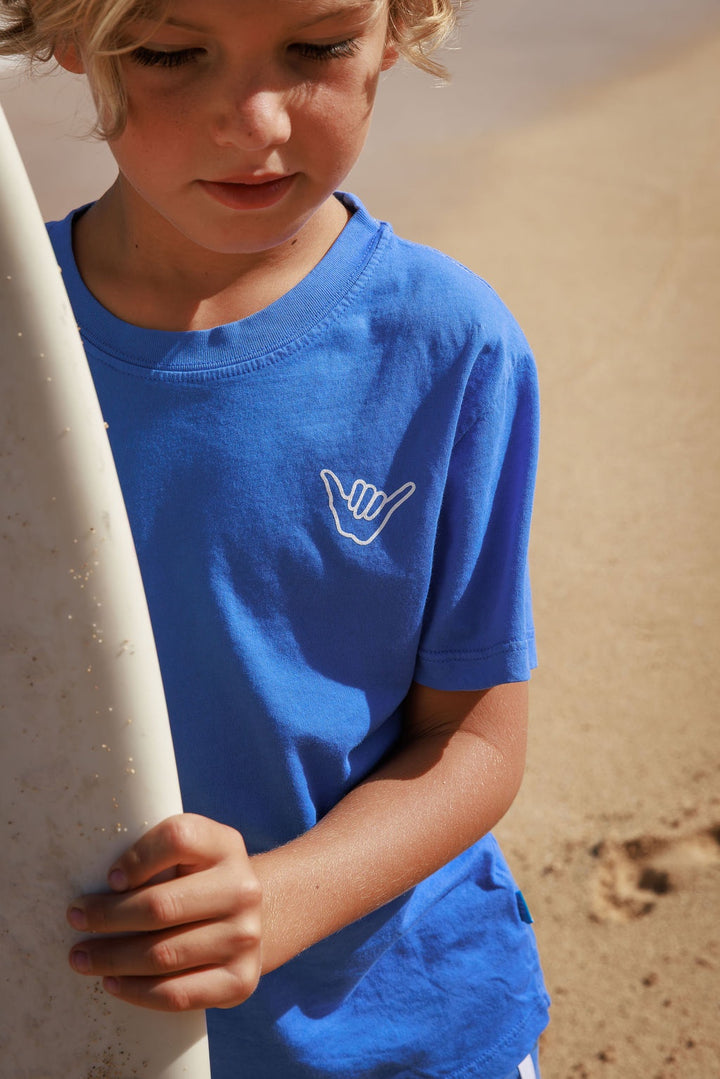 Marina Blue Vintage Tee