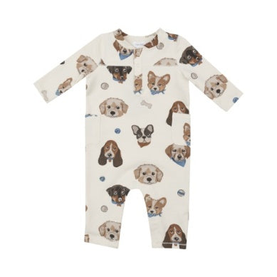 Puppy Faces Playsuit