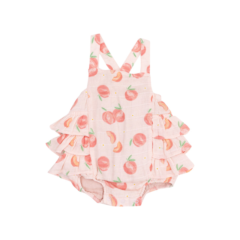 Peaches Ruffle Sunsuit