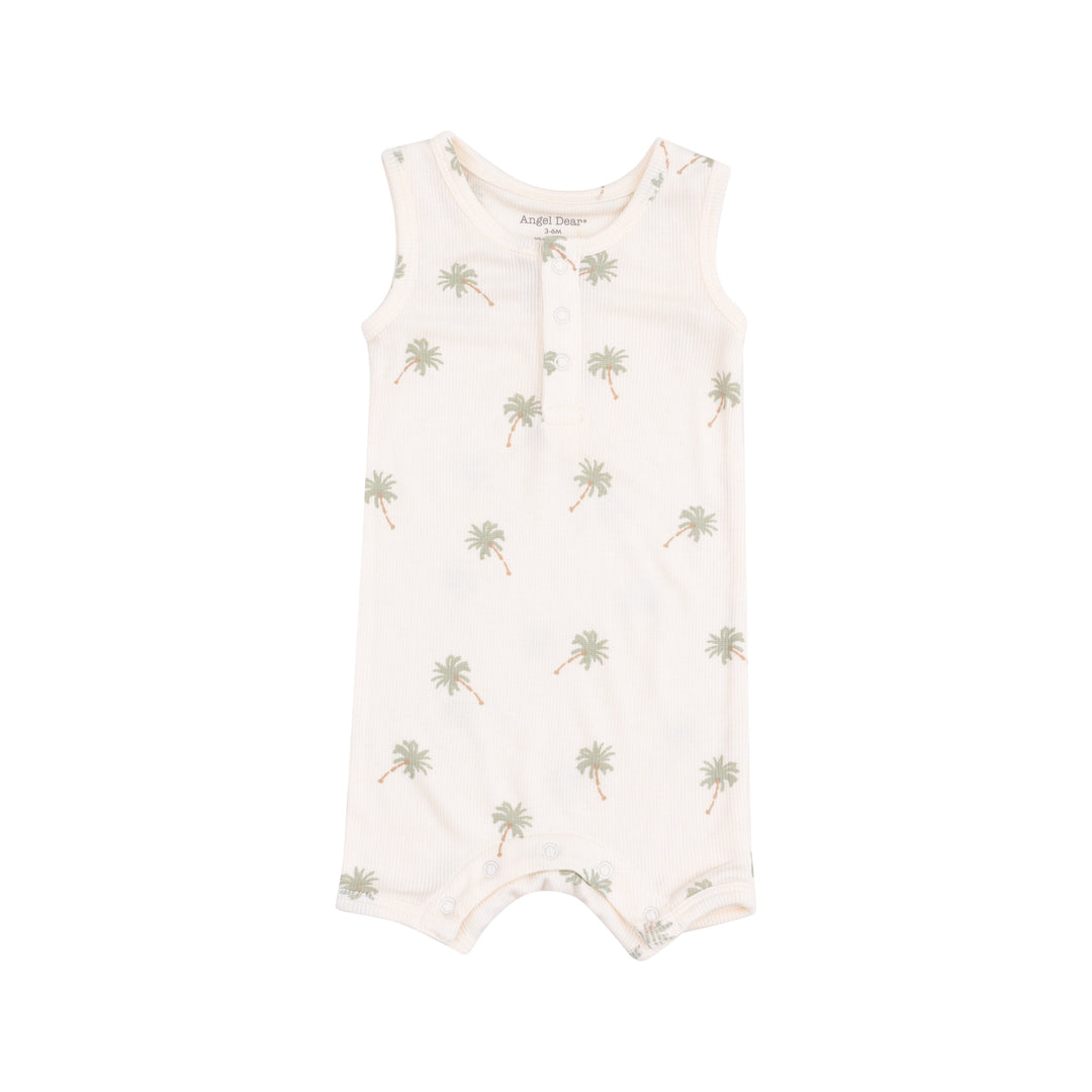 Palm Trees Shortie Romper