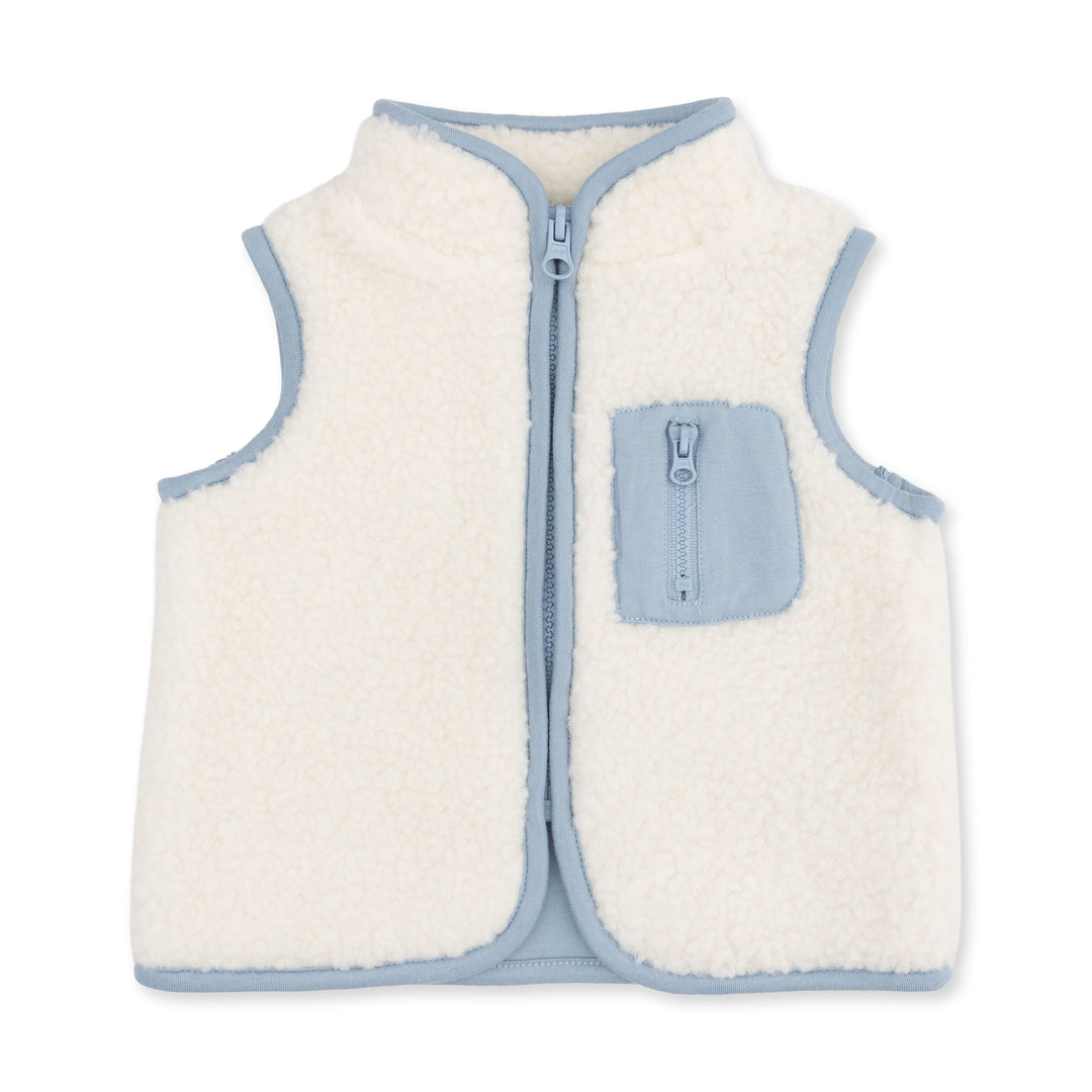 Blue Sherpa Vest