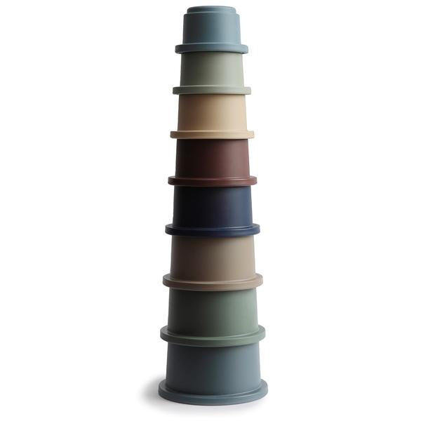Mushie Stacking Cup Toys Forest