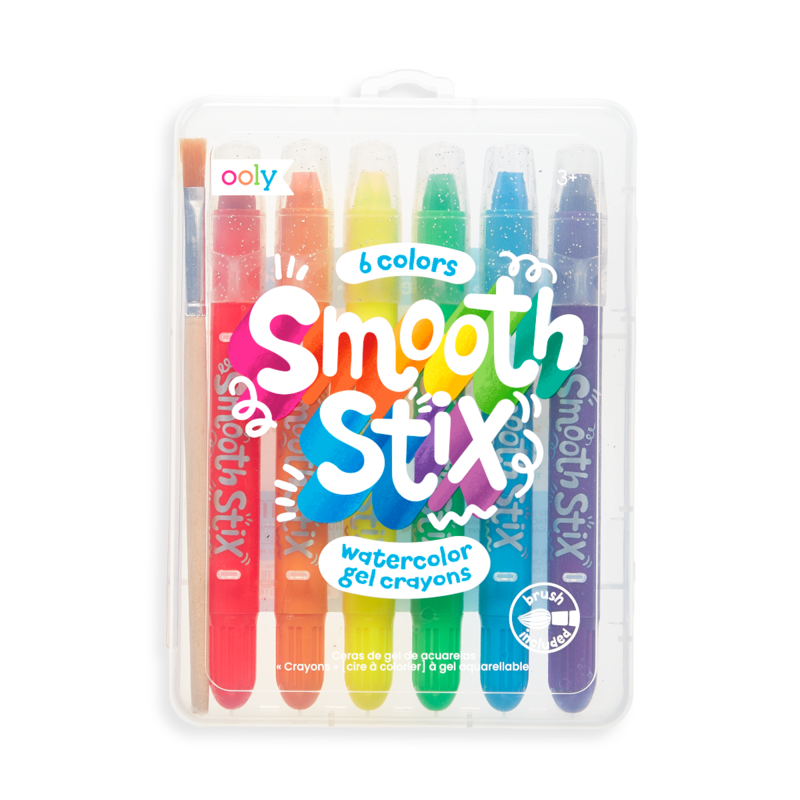 Smooth Stix Watercolor Gel Crayons 6
