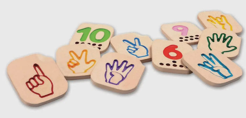 Hand Sign Numbers 1-10