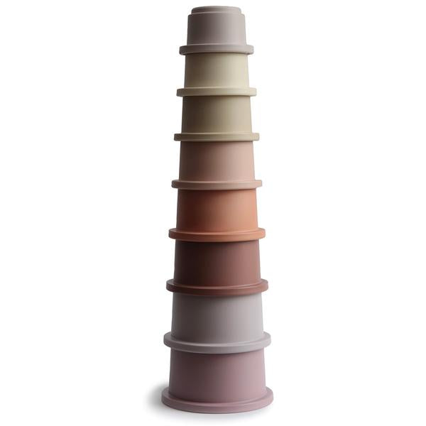 Mushie Stacking Cup Toys Petal