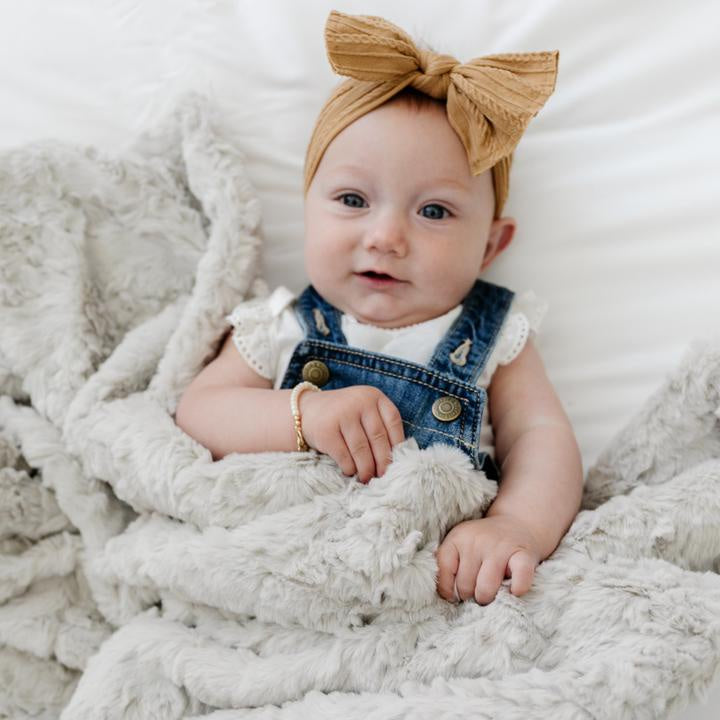 Saranoni Dream Receiving Blanket in Oat
